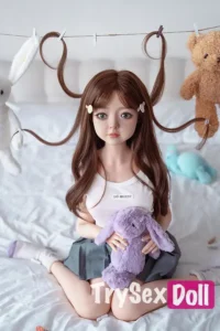 120cm 3ft9 Silicone Pure Outfit Small Breasts Sex Doll