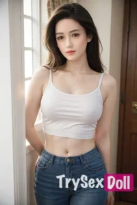140cm 4ft6 TPE Asian Woman Fair Skin Sex Doll