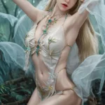 150cm 4ft9 Silicone Forest Elf Fair Skin Sex Doll