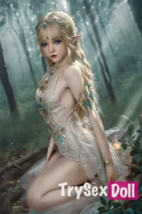 150cm 4ft9 Silicone Forest Elf Fair Skin Sex Doll