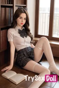 159cm 5ft2 Silicone Big Breasts JK Uniform Sex Doll