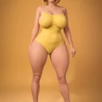 163cm 5ft3 Silicone Fat Chubby Woman Plump Hips Sex Doll
