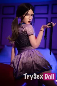 164cm 5ft4 Silicone Seductive Dress Chubby Chests Sex Doll