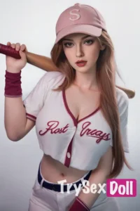 164cm 5ft4 Silicone Sporty Girl Long Hair Sex Doll