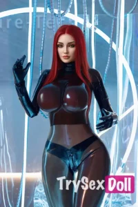 169cm 5ft5 Silicone Sexy Fur Clothing Big Boobs Sex Doll