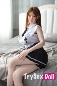 170cm 5ft6 Uniform Big Breasted Sexy Sex Dolls Silicone Short Skirt Sex Dolls