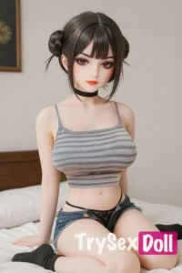 68cm 2ft2 TPE Petite Breasts Fair Skin Sex Doll