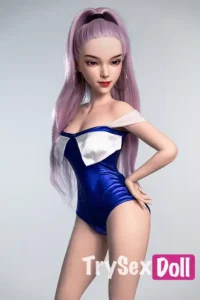 85cm 2ft8 Silicone High Ponytail Petite Figure Sex Doll