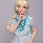 130cm 4ft3 Blonde Princess Realistic Dolls Elegant Blonde Cosplay Companion Dolls