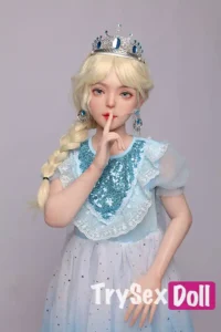 130cm 4ft3 Blonde Princess Realistic Dolls Elegant Blonde Cosplay Companion Dolls