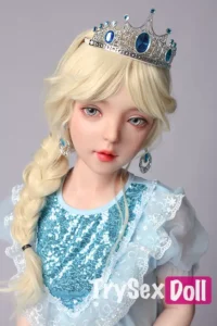 130cm 4ft3 Blonde Princess Realistic Dolls Elegant Blonde Cosplay Companion Dolls