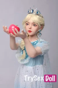 130cm 4ft3 Blonde Princess Realistic Dolls Elegant Blonde Cosplay Companion Dolls