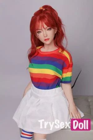 130cm 4ft3 Colorful Lifelike Companion Dolls Rainbow Outfit Realistic Sex Dolls