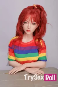 130cm 4ft3 Colorful Lifelike Companion Dolls Rainbow Outfit Realistic Sex Dolls