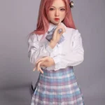 130cm 4ft3 Cute Anime Style Love Dolls Lifelike Pink Haired Companion Dolls
