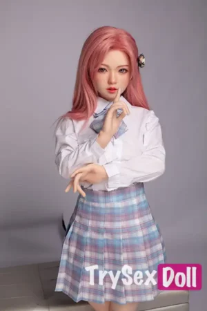 130cm 4ft3 Cute Anime Style Love Dolls Lifelike Pink Haired Companion Dolls