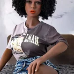 158cm 5ft2 Black Skinned Casual Outfit Dolls Beautiful Sex Dolls Best Love Dolls