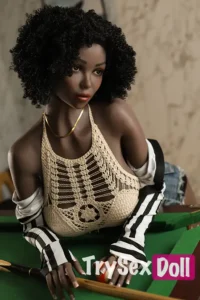 158cm 5ft2 Hot Black Skin Solid Sex Dolls Women Sex Toys Huge Breast Sex Dolls