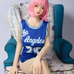 160cm 5ft2 Short Haired Blue Jersey Sex Dolls Female Sex Dolls Breast Sex Toys