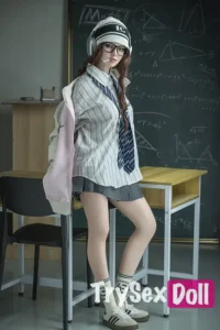 160cm 5ft3 High Quality Nerdy Style Sex Dolls Glasses Sexy Teacher Style Sex Dolls