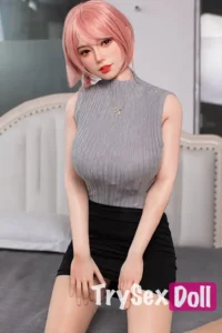 160cm 5ft3 Pink Hair Elegant Fantasy Sex Dolls Silicone Life Like Full Body Sex Dolls