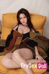 170cm 5ft6 Black Lingerie Silicone Dolls Realistic Silicone Love Dolls