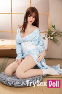 170cm 5ft6 Blue Kimono TPE Sex Dolls Japanese Style Sexy Love Dolls
