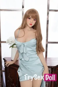 170cm 5ft6 Blue Strap Sexy Love Dolls TPE Big Breasted Sexy Sex Dolls