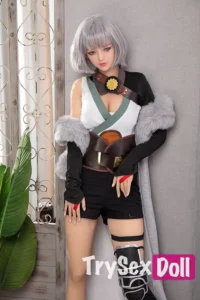 170cm 5ft6 Gray Hair Sexy TPE Sex Dolls Realistic Elegant TPE Love Dolls