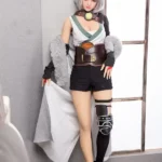 170cm 5ft6 Gray Hair Sexy TPE Sex Dolls Realistic Elegant TPE Love Dolls