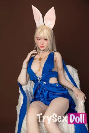 170cm 5ft6 Pink Rabbit Ear TPE Sex Dolls Realistic Elegant TPE Love Dolls