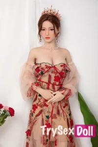 170cm 5ft6 Princess Gown TPE Sex Dolls Red Dress Luxury Realistic Love Dolls