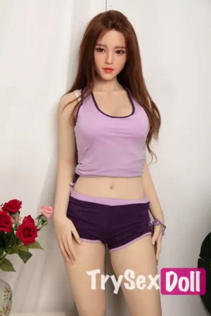 170cm 5ft6 Purple Shorts Silicone Dolls Fitness Outfit Silicone Dolls