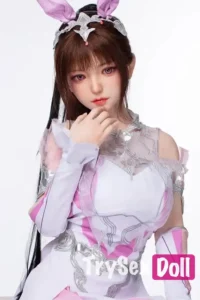 170cm 5ft6 Rabbit Decorated Silicone Sex Dolls Realistic Life Size Sex Dolls