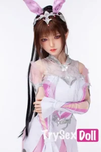 170cm 5ft6 Rabbit Decorated Silicone Sex Dolls Realistic Life Size Sex Dolls