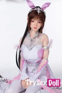 170cm 5ft6 Rabbit Decorated Silicone Sex Dolls Realistic Life Size Sex Dolls