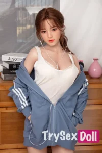 170cm 5ft6 Realistic Silicone Girlfriend Dolls Casual Outfit Silicone Dolls