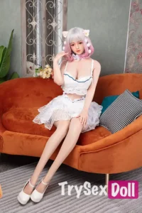 170cm 5ft6 White Dress Fantasy Silicone Dolls Fantasy White Outfit Sex Dolls
