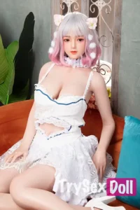 170cm 5ft6 White Dress Fantasy Silicone Dolls Fantasy White Outfit Sex Dolls