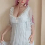 170cm 5ft6 White Lace Dress Mature Sex Dolls Pure Sexy Silicone Love Dolls