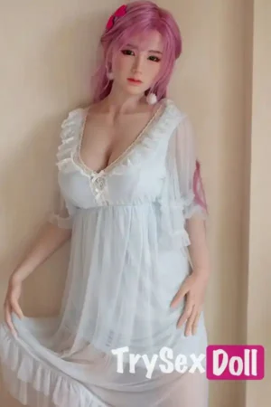 170cm 5ft6 White Lace Dress Mature Sex Dolls Pure Sexy Silicone Love Dolls