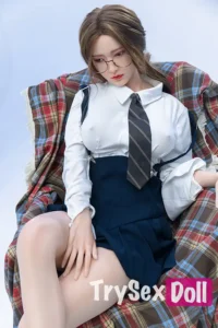170cm 5ft6 Busty Secretary Roleplay Dolls Silicone Business Outfit Sex Dolls