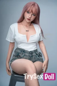 160cm 5ft3 Silicone Open Chest Denim Style Sex Dolls C Cup