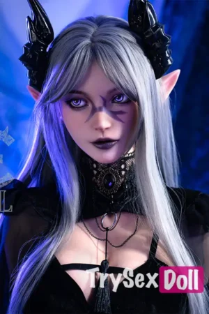 161cm 5ft3 Silicone Mysterious Dark Beauty Sex Dolls E Cup