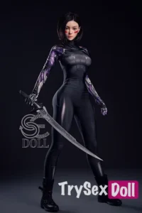 161cm 5ft3 Silicone Sexy Combat Suit Sex Dolls E Cup