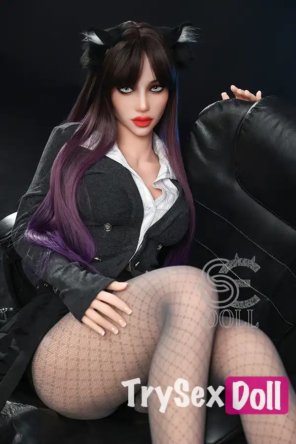 168cm 5ft6 Black Skirt School Girl Sex Dolls Fantasy Cosplay TPE Dolls F Cup