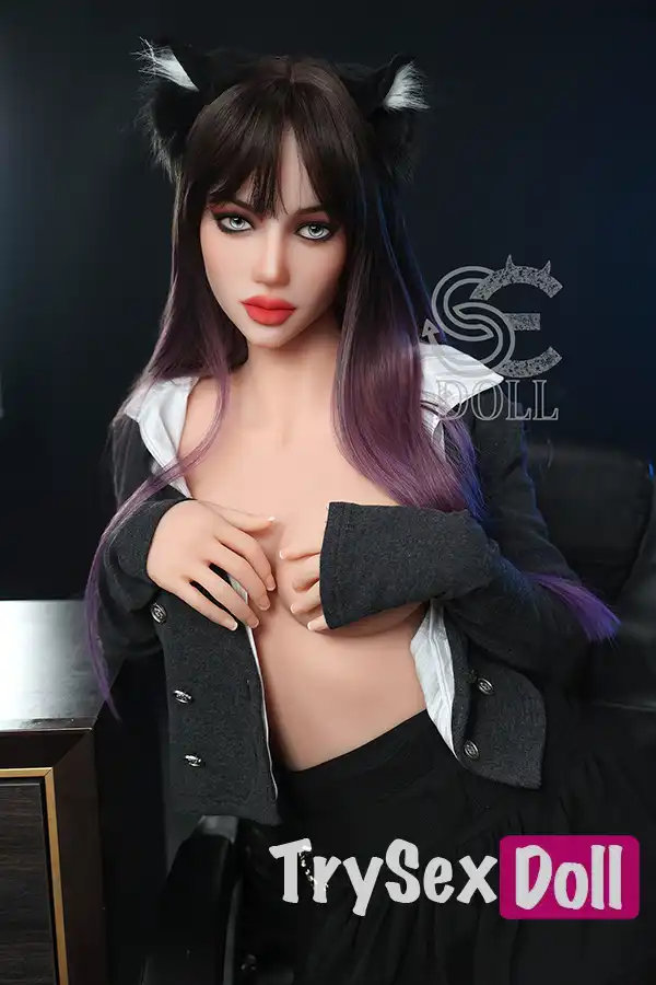 168cm 5ft6 Black Skirt School Girl Sex Dolls Fantasy Cosplay TPE Dolls F Cup