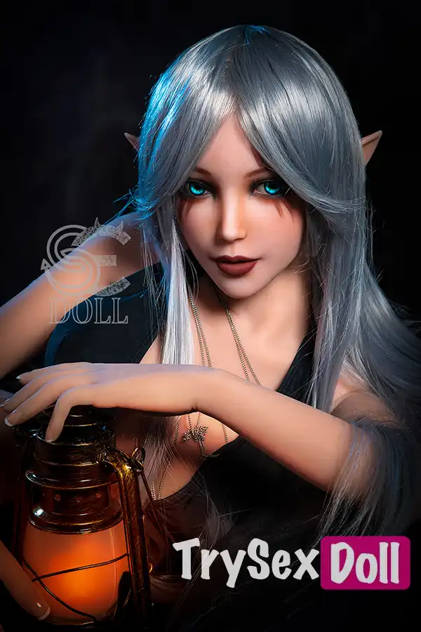 150cm 4ft9 Silver Haired Seductive Sex Dolls E Cup