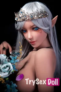 150cm 4ft9 TPE Elf Queen Realistic Dolls Moon Necklace Sexy Fantasy Dolls E Cup