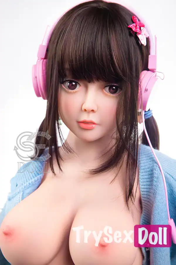 151cm 5ft Cute Loli Sexy Sex Dolls Black Hair Realistic Love Dolls E Cup